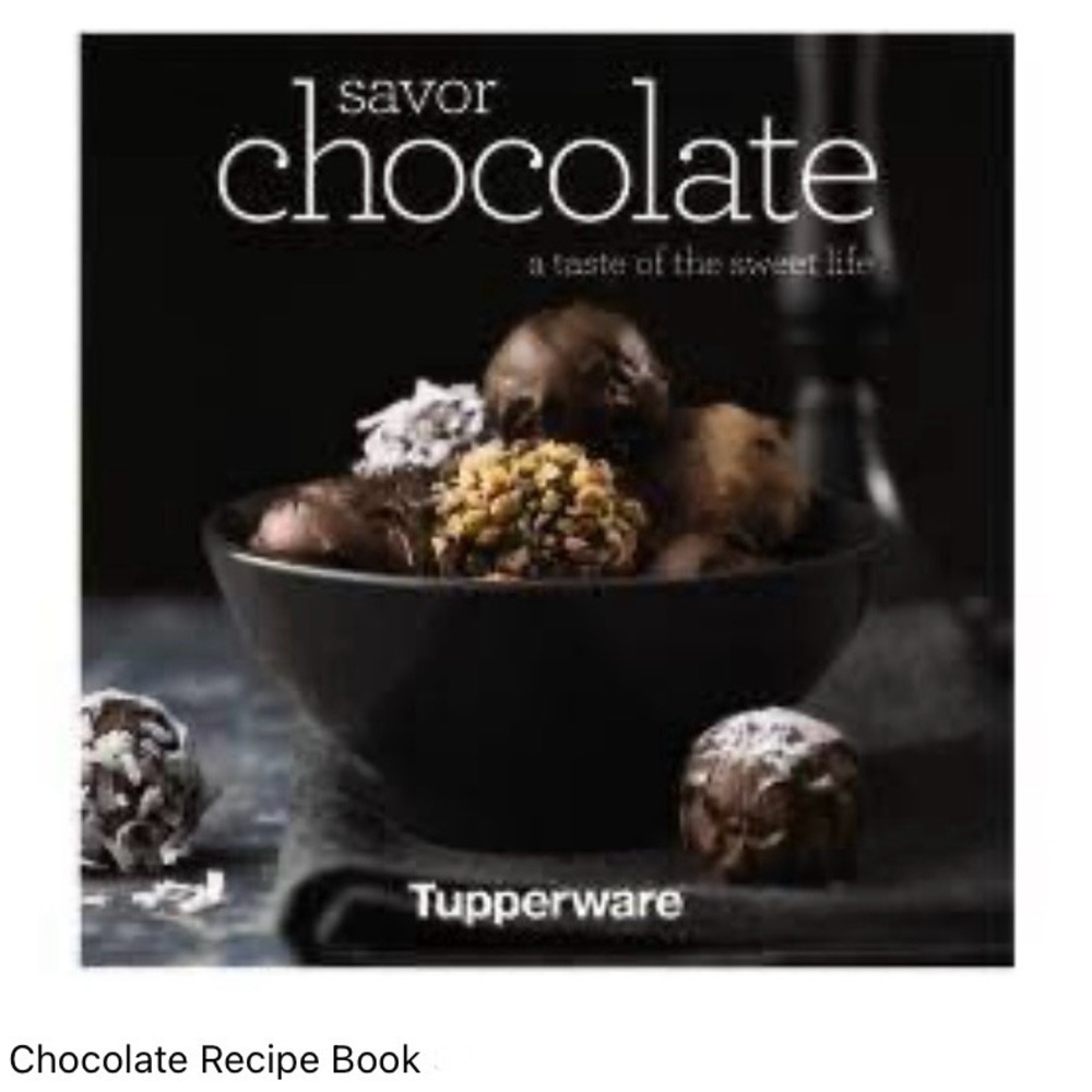 Tupperware Savor Chocolate recipe book